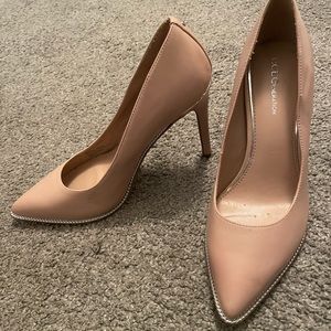 Bcbg nude heels